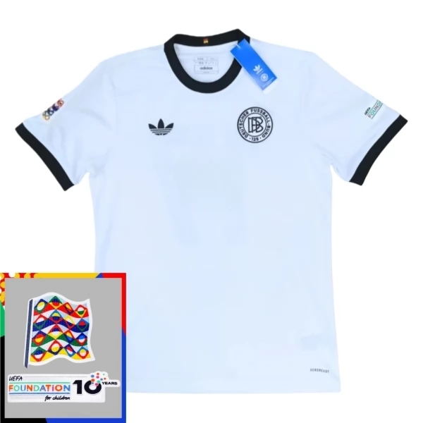 Camiseta Alemania Primera Equipación 125th Anniversary UEFA Nations League Patch 2025 Camiseta Alemania Primera Equipación 125th Anniversary UEFA Nations League Patch 2025