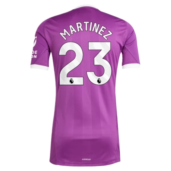 Camiseta Aston Villa FC Martinez 23 Portero Tercera Equipación 2025-2026 Camiseta Aston Villa FC Martinez 23 Portero Tercera Equipación 2025-2026