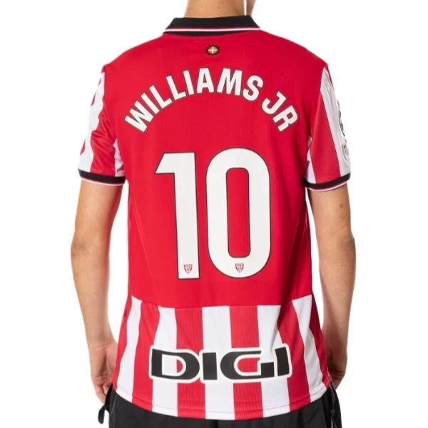 Camiseta Athletic Club Williams JR 10 Primera Equipación 2025-2026 Camiseta Athletic Club Williams JR 10 Primera Equipación 2025-2026
