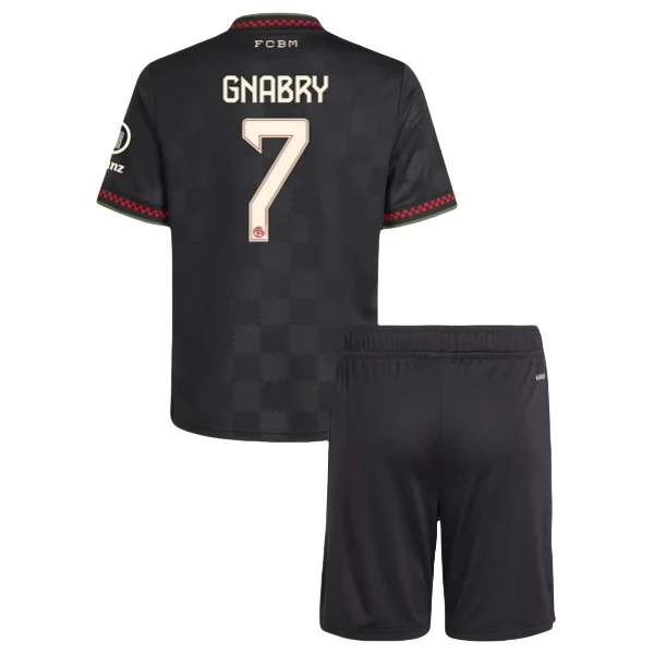 Camiseta Bayern de Múnich Gnabry 7 Niños Tercera Equipación 2025-2026 Camiseta Bayern de Múnich Gnabry 7 Niños Tercera Equipación 2025-2026