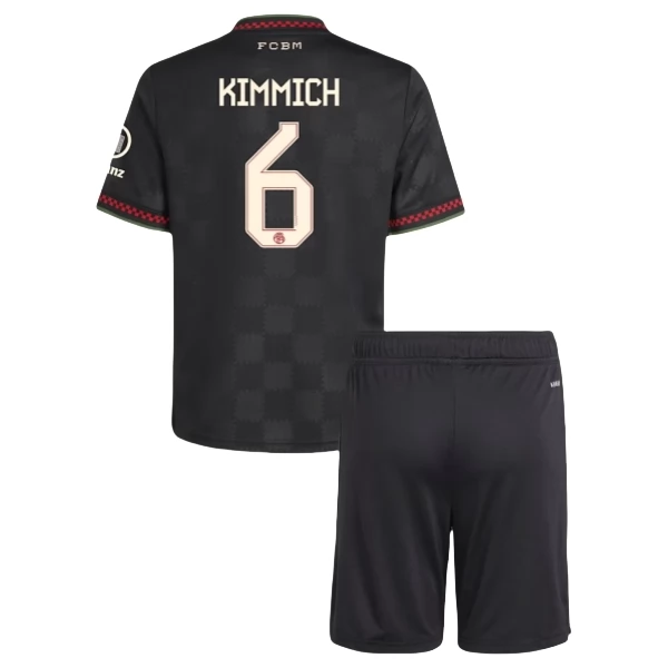 Camiseta Bayern de Múnich Kimmich 6 Niños Tercera Equipación 2025-2026 Camiseta Bayern de Múnich Kimmich 6 Niños Tercera Equipación 2025-2026