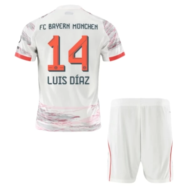 Camiseta Bayern de Múnich Luis Díaz 14 Niños Segunda Equipación 2025-2026 Camiseta Bayern de Múnich Luis Díaz 14 Niños Segunda Equipación 2025-2026