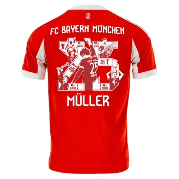 Camiseta Bayern de Múnich Müller 25 Primera Equipación Special Edition 2025-2026 Camiseta Bayern de Múnich Müller 25 Primera Equipación Special Edition 2025-2026