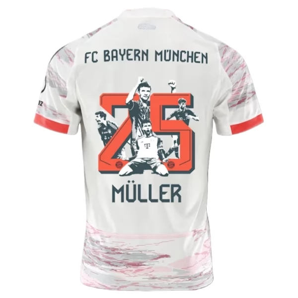 Camiseta Bayern de Múnich Müller 25 Segunda Equipación Special Edition 2025-2026 Camiseta Bayern de Múnich Müller 25 Segunda Equipación Special Edition 2025-2026