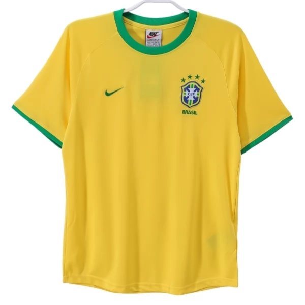 Camiseta Brasil Primera Equipación Retro 2000 Camiseta Brasil Primera Equipación Retro 2000