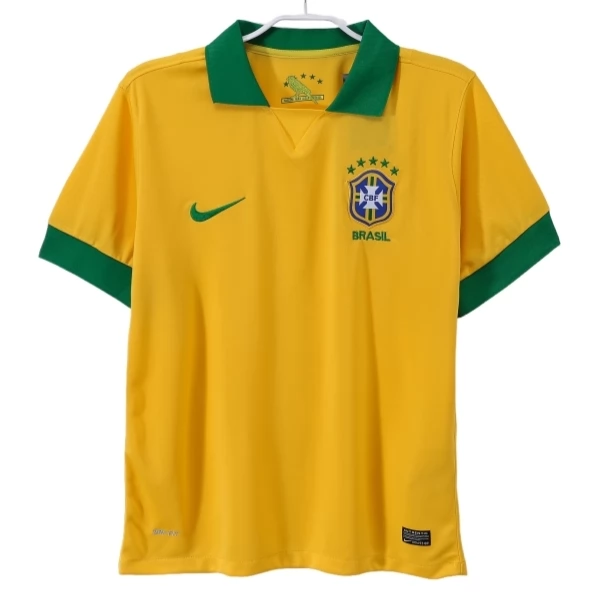 Camiseta Brasil Primera Equipación Retro 2013 Camiseta Brasil Primera Equipación Retro 2013