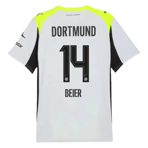 Camiseta BVB Borussia Dortmund Beier 14 Segunda Equipación 2025-2026 Camiseta BVB Borussia Dortmund Beier 14 Segunda Equipación 2025-2026