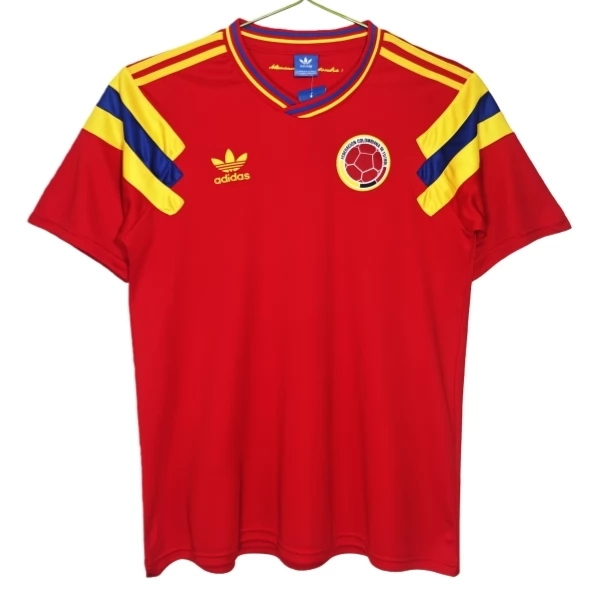 Camiseta Colombia Segunda Equipación Retro 1990 Camiseta Colombia Segunda Equipación Retro 1990