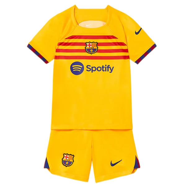 Camiseta Barcelona Primera Equipación 2022/2023 Niño Kit -  Camisetasdefutbolshop