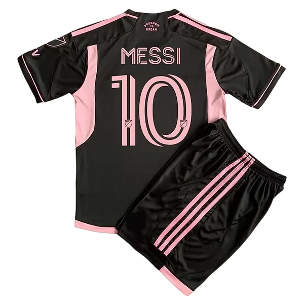 Camiseta Messi 10 Inter Miami 2023/2024 Segunda Equipación Niño Kit -  Camisetasdefutbolshop