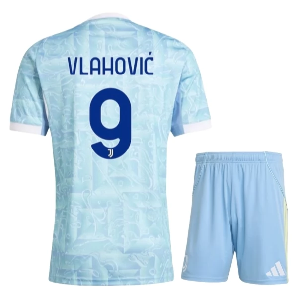 Camiseta Juventus de Turín Vlahović 9 Niños Segunda Equipación 2025-2026 Camiseta Juventus de Turín Vlahović 9 Niños Segunda Equipación 2025-2026