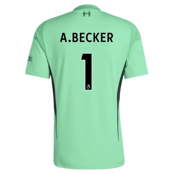 Camiseta Liverpool FC A.Becker 1 Portero Primera Equipación 2025-2026 Camiseta Liverpool FC A.Becker 1 Portero Primera Equipación 2025-2026