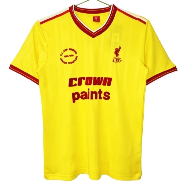 Camiseta Liverpool FC Tercera Equipación Retro 1985-1986 Camiseta Liverpool FC Tercera Equipación Retro 1985-1986