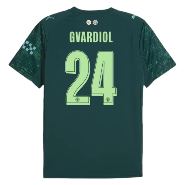 Camiseta Manchester City FC Gvardiol 24 Primera Equipación Fourth 2025-2026 Camiseta Manchester City FC Gvardiol 24 Primera Equipación Fourth 2025-2026