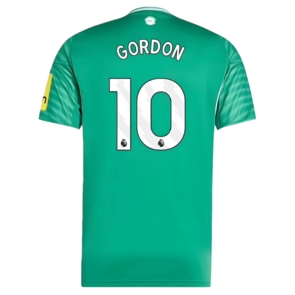 Camiseta Newcastle United FC Gordon 10 Segunda Equipación 2025-2026 Camiseta Newcastle United FC Gordon 10 Segunda Equipación 2025-2026
