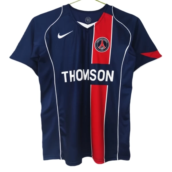 Camiseta Paris Saint Germain Primera Equipación Retro 2004-2005 Camiseta Paris Saint Germain Primera Equipación Retro 2004-2005