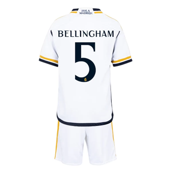 Camiseta Real Madrid Bellingham 5 Niños Primera 2023-2024