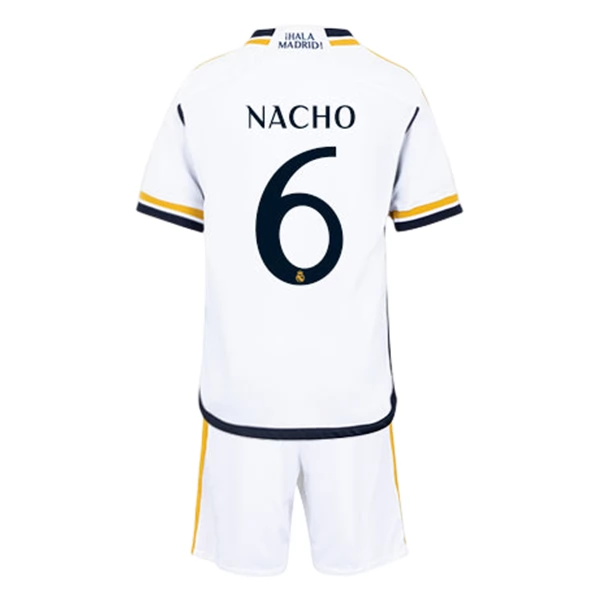 Camiseta Real Madrid Nacho 6 Niños Primera 2023-2024