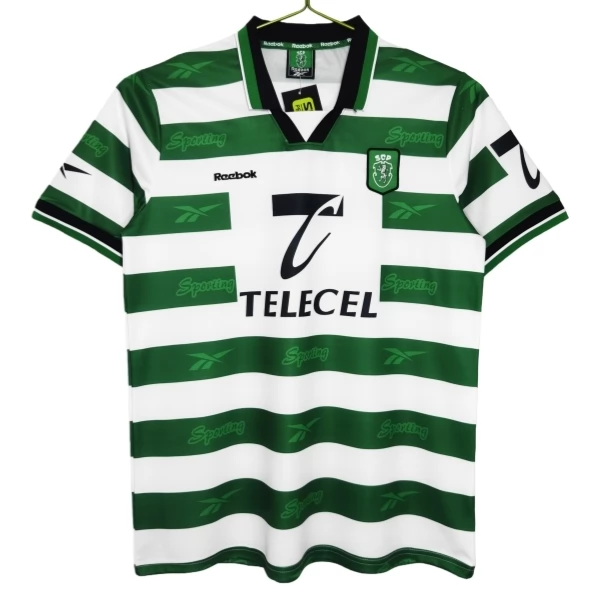Camiseta Sporting Lisboa Primera Equipación Retro 1999-2000 Camiseta Sporting Lisboa Primera Equipación Retro 1999-2000