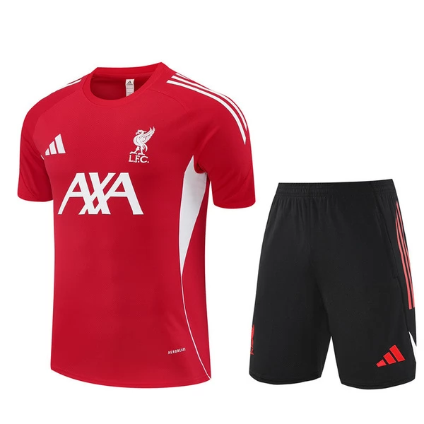 Liverpool FC Conjunto Camiseta de Entrenamiento 2025-26 - Shorts Rojo Liverpool FC Conjunto Camiseta de Entrenamiento 2025-26 - Shorts Rojo